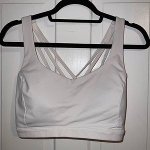 Lululemon Free To Be Serene Bra. Size 12. White.